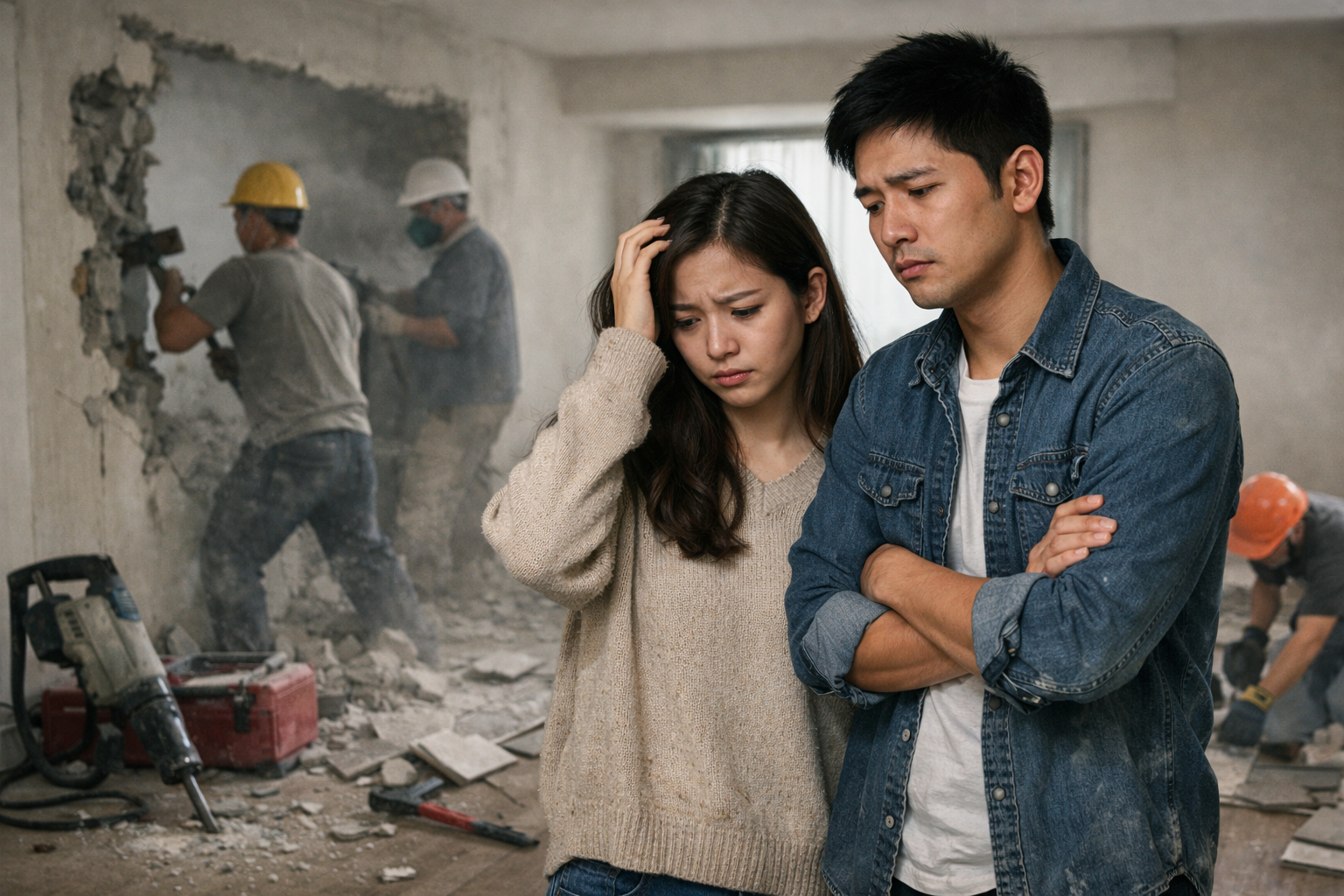 二次施工的懊惱